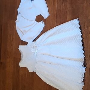 American Princess White Formal Dress with Bolero